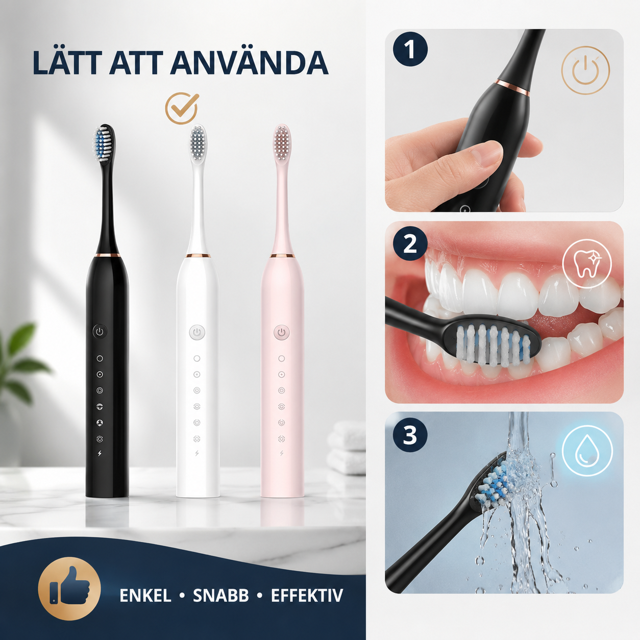 Sonisk elektrisk tandborste